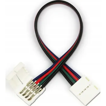 LED osvětlení SPOJKA PRO LED PÁSEK RGB S KABELEM 15CM, KONEKTOR PRO LED PÁSKY