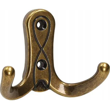 Věšák Nábytkový věšák GAMET WR42, staromosaz patina