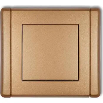 vypínač KARLIK jednoduchý vypínač metalický zlatý