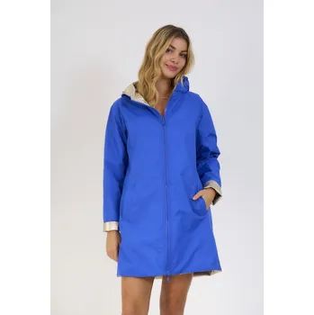 Dámská casual bunda Parka oboustranná (RAINCOAT) Escandelle Paris 4117 barva: modrá královská, velikost: M