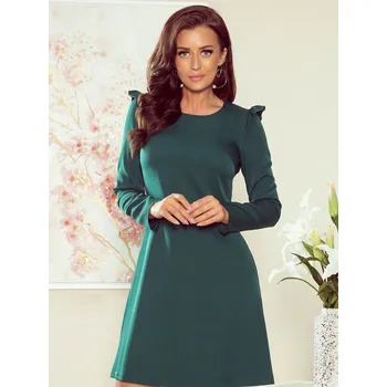Dámské šaty NM 264-1 smaragdově zelené, XL