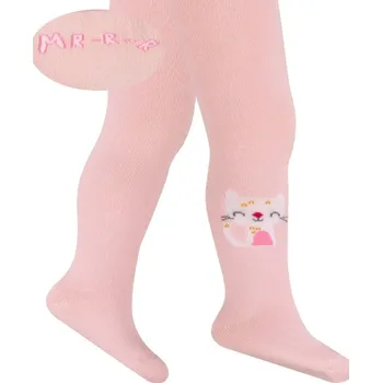 VZOROVANÉ PUNČOCHÁČE 0-2 ROKY DÍVKY perleťově růžová 62-74