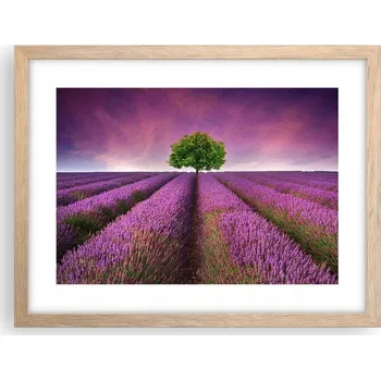 Obraz Obraz plakát v rámu světlý dub do obýváku 40x30 krajina foto na zeď