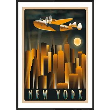 Obraz OBRAZ PLAKÁT V RÁMU 33x43 cm Jork P1290