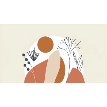 Plakát Plakát Organický Vzor bez rámu 91,5 x 61 cm