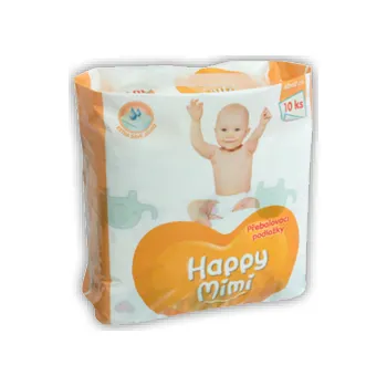 Přebalovací podložka Happy Mimi přebalovací podložky 60 x 60 cm 10 ks