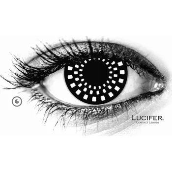 Kontaktní čočky Lucifer Crazy čočky - nedioptrické - PSYCHO (2 čočky)