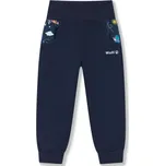 Lehké dívčí a chlapecké softshellové kalhoty B2581 Wolf Doplňky: modrá vel.86