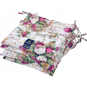 Podsedák Sada POLŠTÁŘŮ NA ŽIDLE 35x35 s vázáním, 4 ks