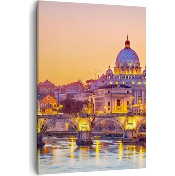 Obraz Obraz na plátně do obývacího pokoje ložnice 50x70 město obrazy na zeď canvas