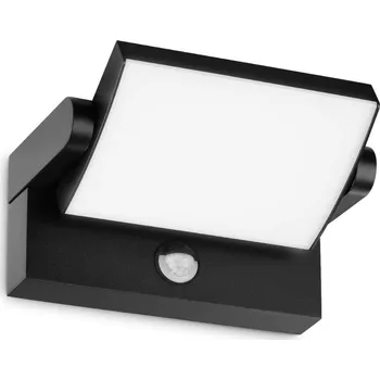 Venkovní osvětlení IDEALLUX Venkovní nástěnné svítidlo se senzorem SWIPE LED 21W 2300/1320lm 3000K černá - IDEALLUX ILUX 287737