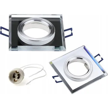 Bodové svítidlo Stropní bodové svítidlo zapuštěné INECT_AGD 1,5 W GU10 9 cm stříbrné