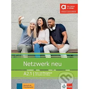 Německý jazyk Netzwerk neu A2.1 Kursbuch+Arbeitsbuch+audio/video hybride kod - Paul Rusch, Stefanie Dengler Klett