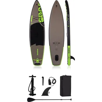 Paddleboard BESTWAY KUBIsport 05-PB335-SE Paddleboard 335x86x15 cm s příslušenstvím šedočerný + Sportovní taška v hodnotě 490,-