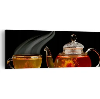 Obraz Foto obraz na plátně canvas 140x50 čaj obývací pokoj ložnice na zeď velký