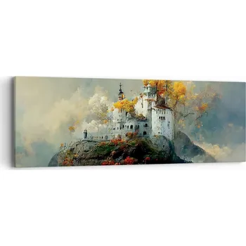 Obraz Obraz na plátně do obýváku ložnice 90x30 ostrov foto obrazy na zeď