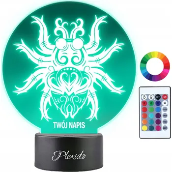 Lampička Noční lampa Plexido vícebarevná