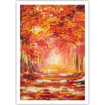 Obraz Plakát na zeď bez rámu 70x100 podzim obraz plakáty do obývacího pokoje ložnice