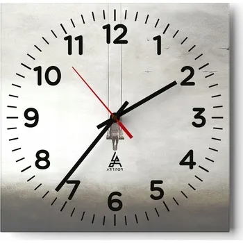 Hodiny Kuchyňské nástěnné hodiny 30x30 Abstrakce Skleněné hodiny do obýváku Moderní Tiché