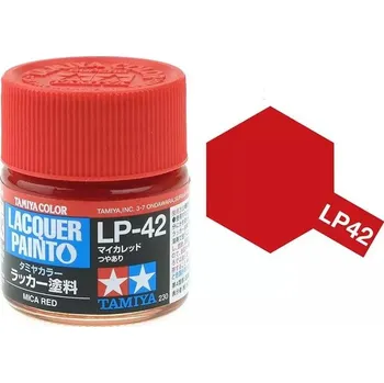 Tamiya Lacquer LP-42 Mica Red/Červená Metalíza 10ml