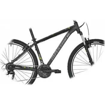 rám kola rám Maxbike M309 17" černý matný + žlutá V-brake/Disc
