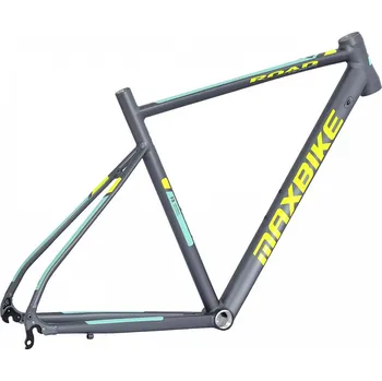 rám kola rám Maxbike ROAD 2020 480 matně šedý + tyrkys