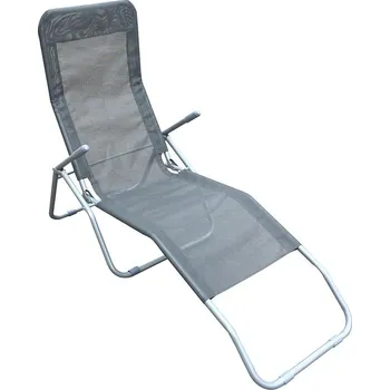 Zahradní lehátko Zahradbní lehátko D-054 šedé