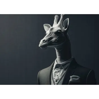 Plakát Plakát Žirafa na odchodu, bez rámu, 70 x 50 cm