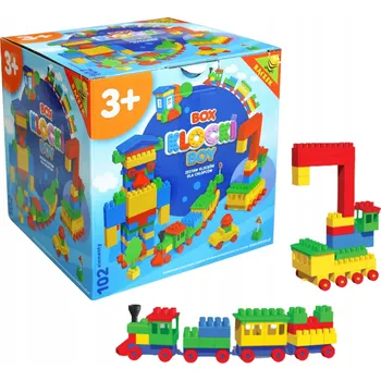 ostatní stavebnice Klocki BOX klocków v krabici 102 dílků DOPLŇKY