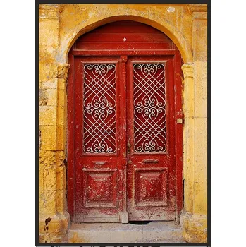 Obraz OBRAZ PLAKÁT V RÁMU 33x43 cm Dveře P1560