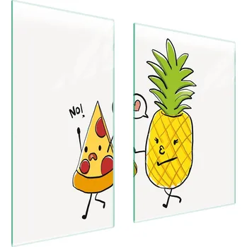 Kuchyňské prkénko Krájecí deska TMK ArtDeko sklo 2 ks