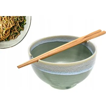 Sada: Miska Soba Green 500 ml + pár hůlek Twist