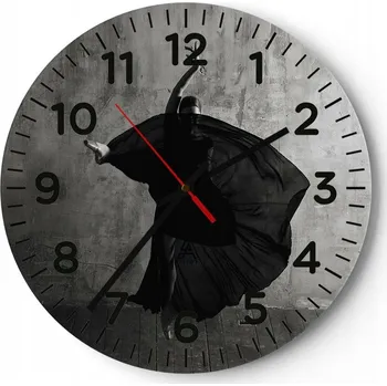 Hodiny Nástěnné hodiny ARTTOR skleněné kulatý 30 cm baletka analogové