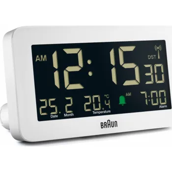 Hodiny BRAUN BC10 DCF-W radiobudik bila