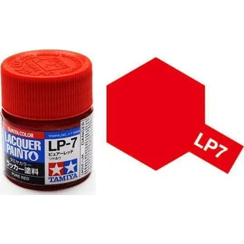Modelářská barva Tamiya Lacquer LP-7 Pure Red/Červená 10ml