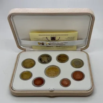 Sada zlaté mince a oběžných mincí Vatikán 2017 - Proof