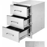 Kuchyňská skříňka Vevor stříbrná 45 x 40 x 55 cm