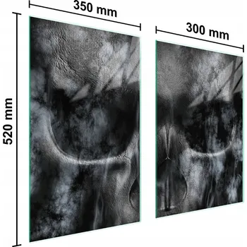 Kuchyňské prkénko Krájecí deska TMK ArtDeko sklo 2 ks