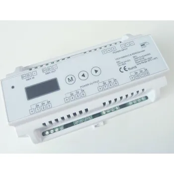Ovladač světel DMX dekodér 12CH DIN - dimLED dekodér DMX 12CH DIN