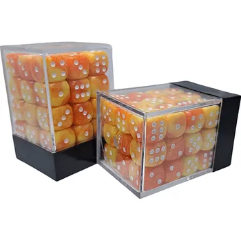 ostatní stavebnice imago Sada šestistěnných kostek - Oranžovo-žlutá