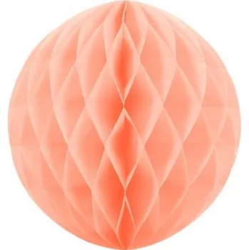 Obraz Dekorace "Honeycomb Koule", světle růžová, PartyPal, 30 cm