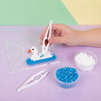 Dětské navlékací korálky DIY. PINZETA na zažehlovací korálky