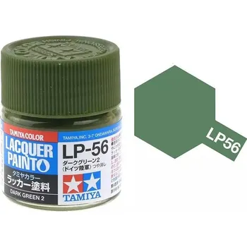 Modelářská barva Tamiya Lacquer LP-56 Dark Green 2/Tmavě Zelená 2 10ml