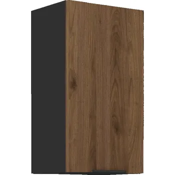 Horní kuchyňská skříňka Monza, 40 cm, ořech/černá