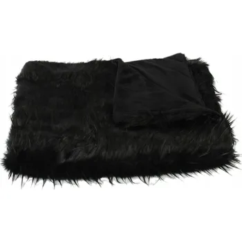 Přehoz na lůžko Přehoz Villa Italia polyester 115 cm x 170 cm černý