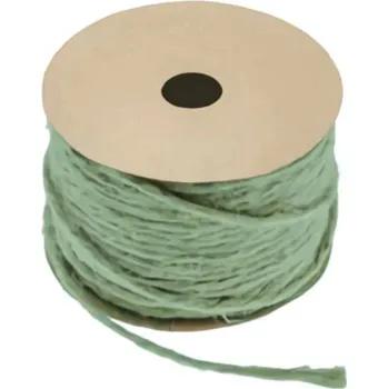 Stuha CHAKS Provázek dekorační přírodní pastelově zelený 1,5 m/20 m