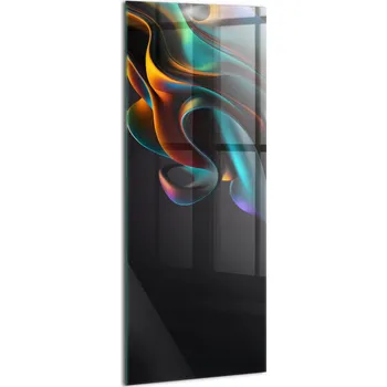 Obraz Skleněný obraz do kuchyně Připravený k montáži Abstraktní futuristická vlna