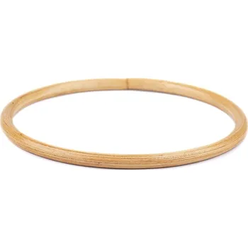 Bambusová ucha na tašky / lapač snů Ø15 cm, barva bambus světlý