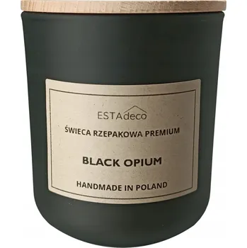 Svíčka Řepková vonná svíčka Black Opium ESTAdeco 1 ks