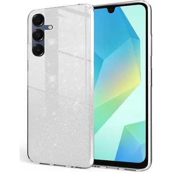 Pouzdro na mobilní telefon Pouzdro s Brokátem pro Samsung Galaxy A16 - Silné, Odolné, 3v1 + Sklo 9H